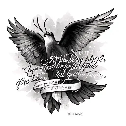bible verse written tattoo design idea
