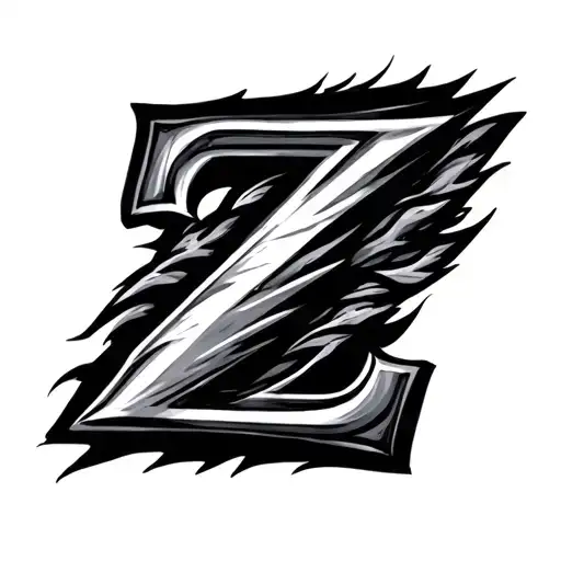 Big Z tattoo design idea