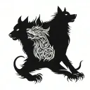 Cerberus tattoo design idea