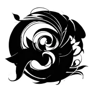 blackwork bold abstract bodysuit intertwined ornamental flourishes high-contrast  intricate aesthetic board raw strokes tattoo design idea