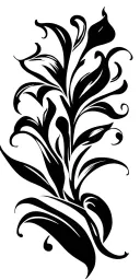 Calla Lilies Bloom tattoo design idea