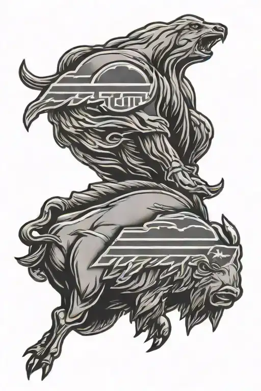 Buffalo Bills logo tattoo design idea