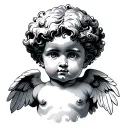 Cherub tattoo design idea