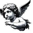Cherub tattoo design idea