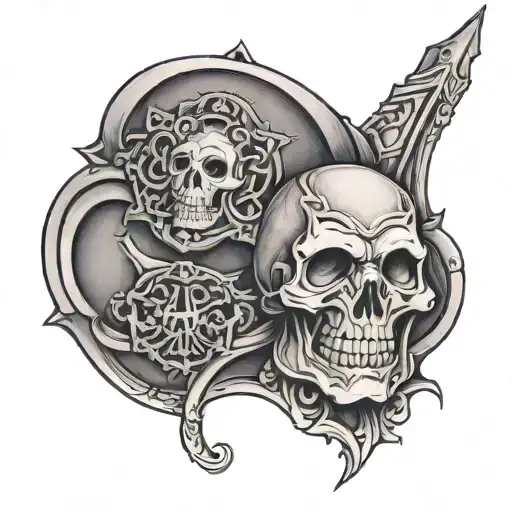 notre dame fighting Irish tattoo design idea