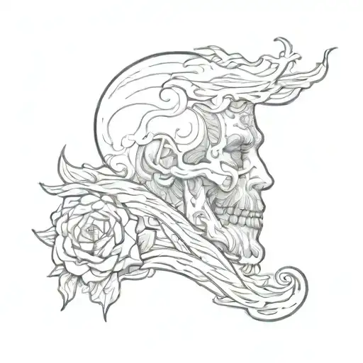 dad memorial tattoo design idea
