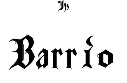 "Barrio
" tattoo design idea