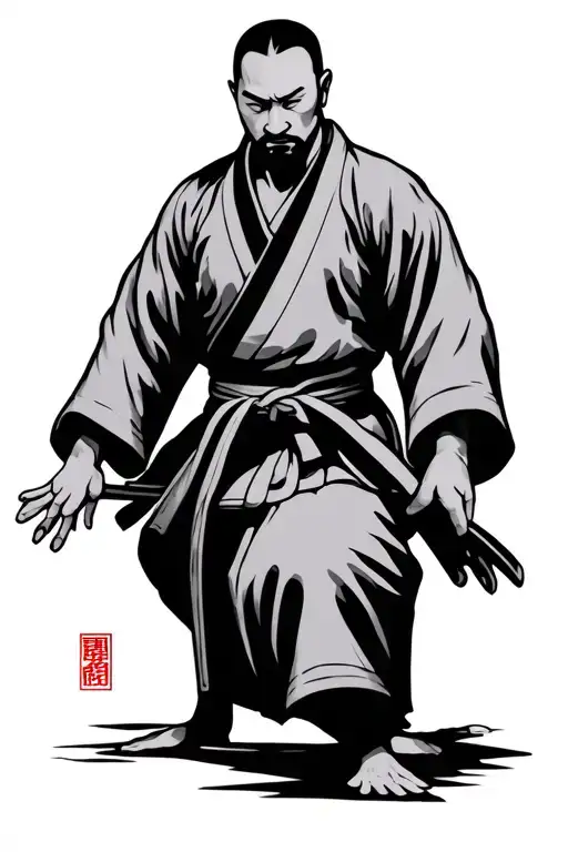 Aikido Ying The Symbol tattoo design idea