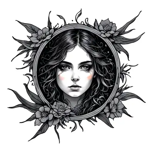 solitude tattoo design idea