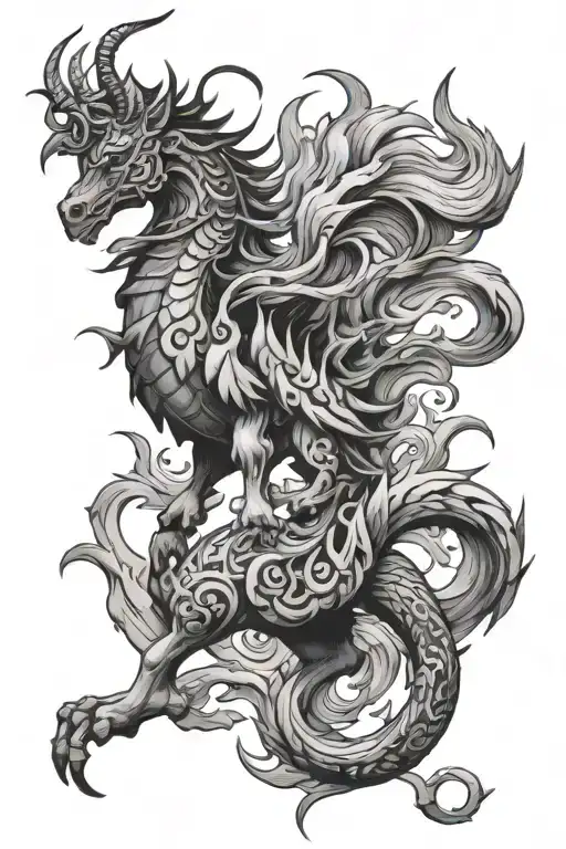 Kirin tattoo design idea