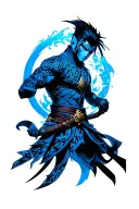 sub zero mortal kombat tattoo design idea