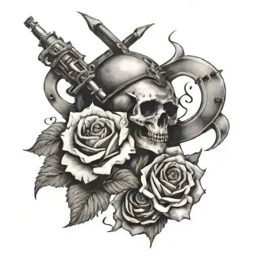 The words "You don't wanna go to war with a Soldjia" tattoo design idea