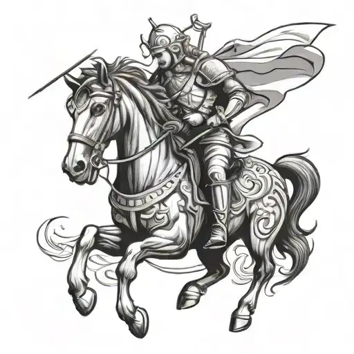 St George tattoo design idea