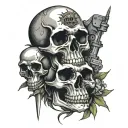 skull and navy seals# tattoo design idea