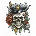 skull and navy seals# tattoo design idea