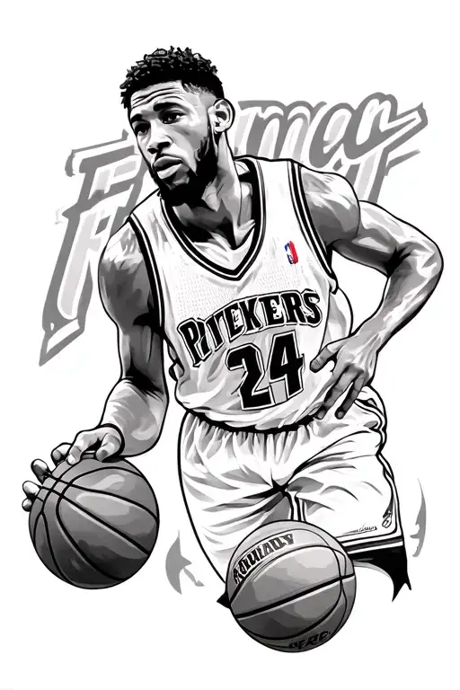 basketball player, family comes first for me. I am a fighter who overcomes obstacles, I am willing to defend my l tattoo design idea