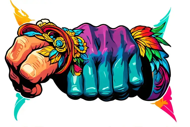 Gay Fisting tattoo design idea