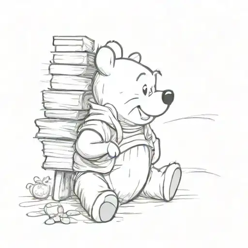 winnie the pooh  tattoo design idea