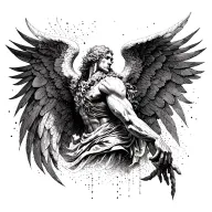 archangel uriel tattoo design idea