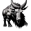 Minotaur tattoo design idea