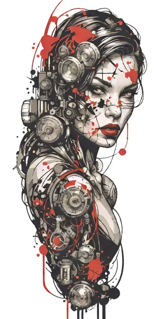 comic panel styled tattoo tattoo design idea