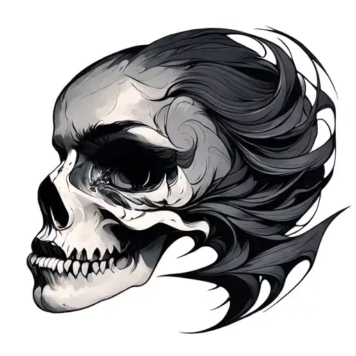 Illusion tattoo design idea