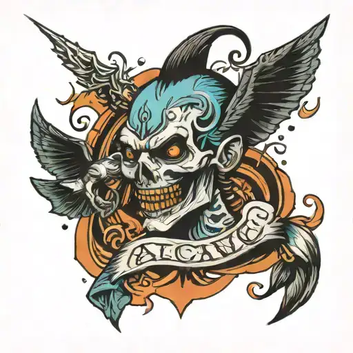 arcane jinx tattoo design idea