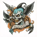 arcane jinx tattoo design idea