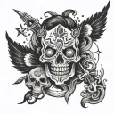 arcane jinx tattoo design idea