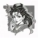 Elaine tattoo design idea