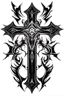 cross tattoo design idea