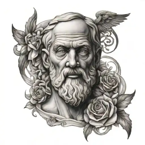 Plato symposium tattoo design idea