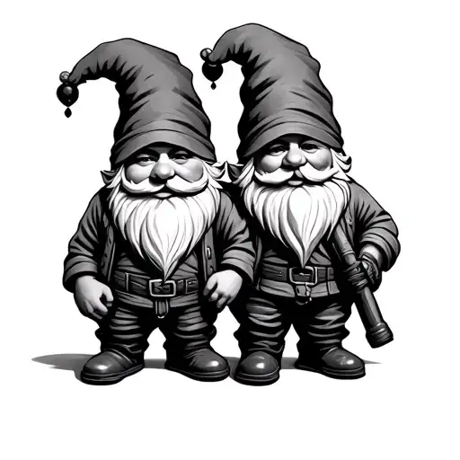 madison square garden gnomes. tattoo design idea