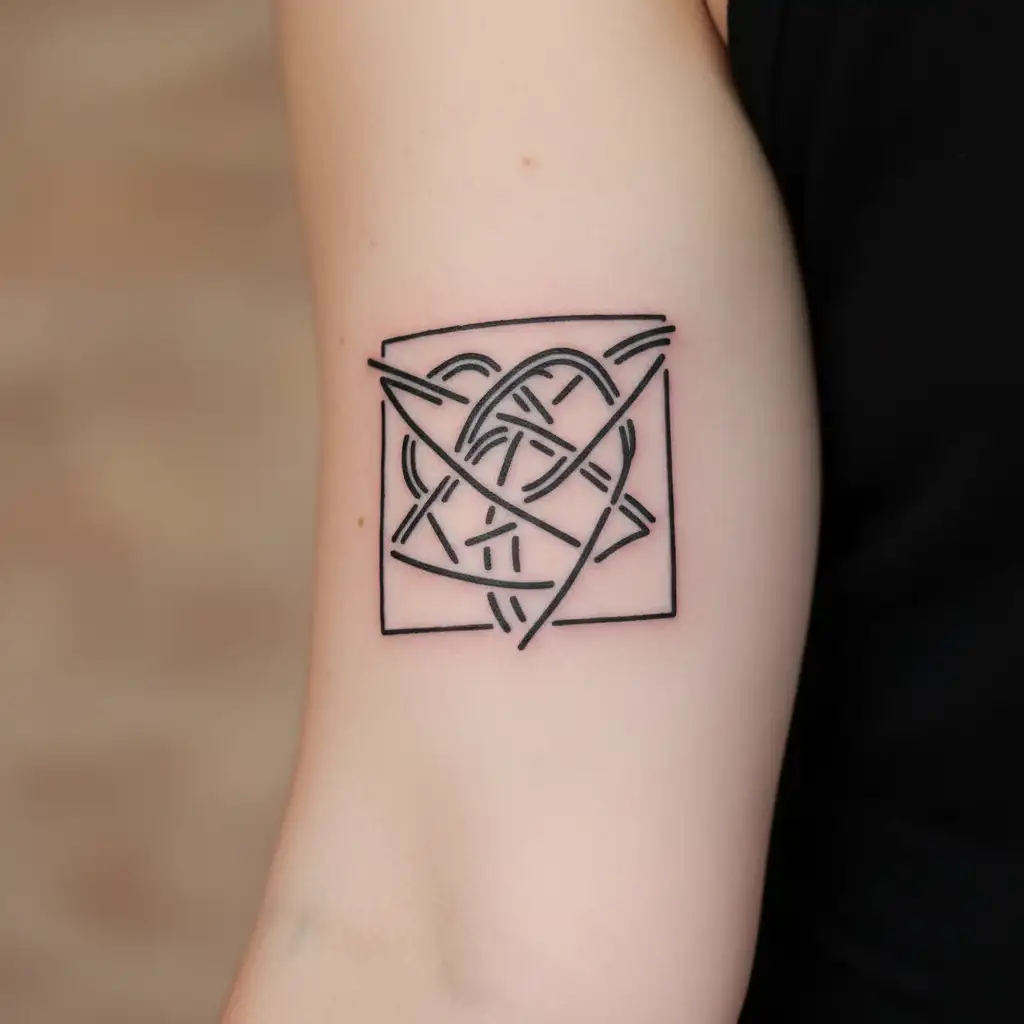 shibari knots tattoo design idea