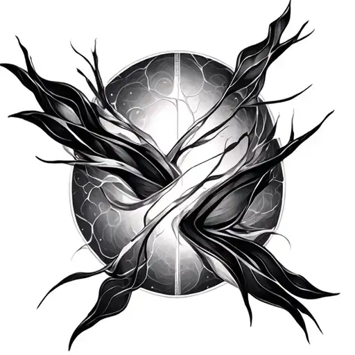 Kintsugi tattoo design idea