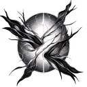 Kintsugi tattoo design idea