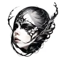 Kintsugi tattoo design idea