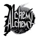 "Alchemy" Blurry tattoo design idea