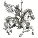 Lucky, Saggitarius, Delhi tattoo design idea