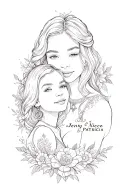 "Aunt Jenny and Niece Patricia " Aunt and Niece Tattoos  tattoo design idea