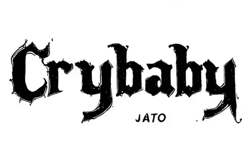 "Crybaby" tattoo design idea