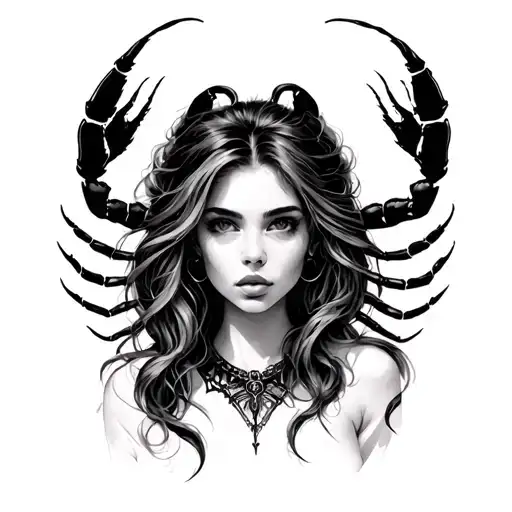 hayley, scorpio, virginia tattoo design idea
