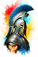 spartan warrior tattoo design idea