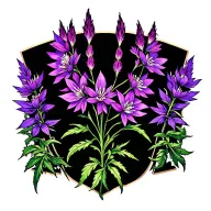 Fireweed tattoo design idea