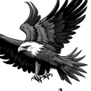 eagle wings tattoo design idea