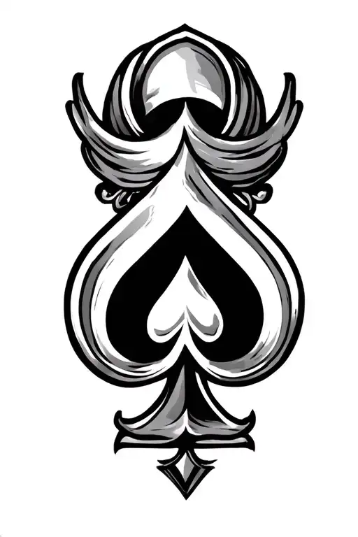 Create a tattoo and Incorporate Beta Spade Symbol And Sissy Symbol In A Bdsm-Inspired Tattoo Design Tattoo tattoo design idea