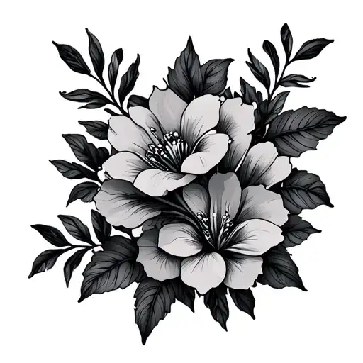 says mahal kita with flowers wrapped fine line tattoo design idea
