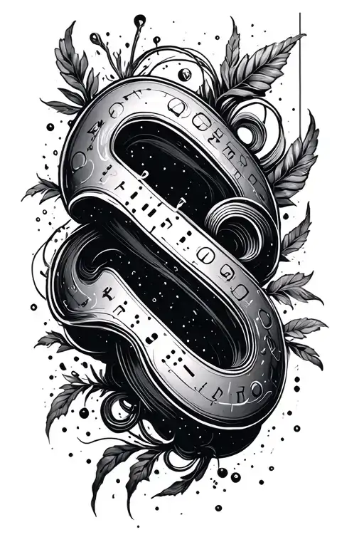 Morse Code tattoo design idea