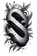 Morse Code tattoo design idea