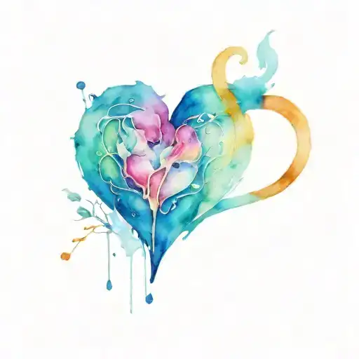 you've been forcing all these hollow hearts to feel again But there's a beauty in being broken, I've been seeing it tattoo design idea